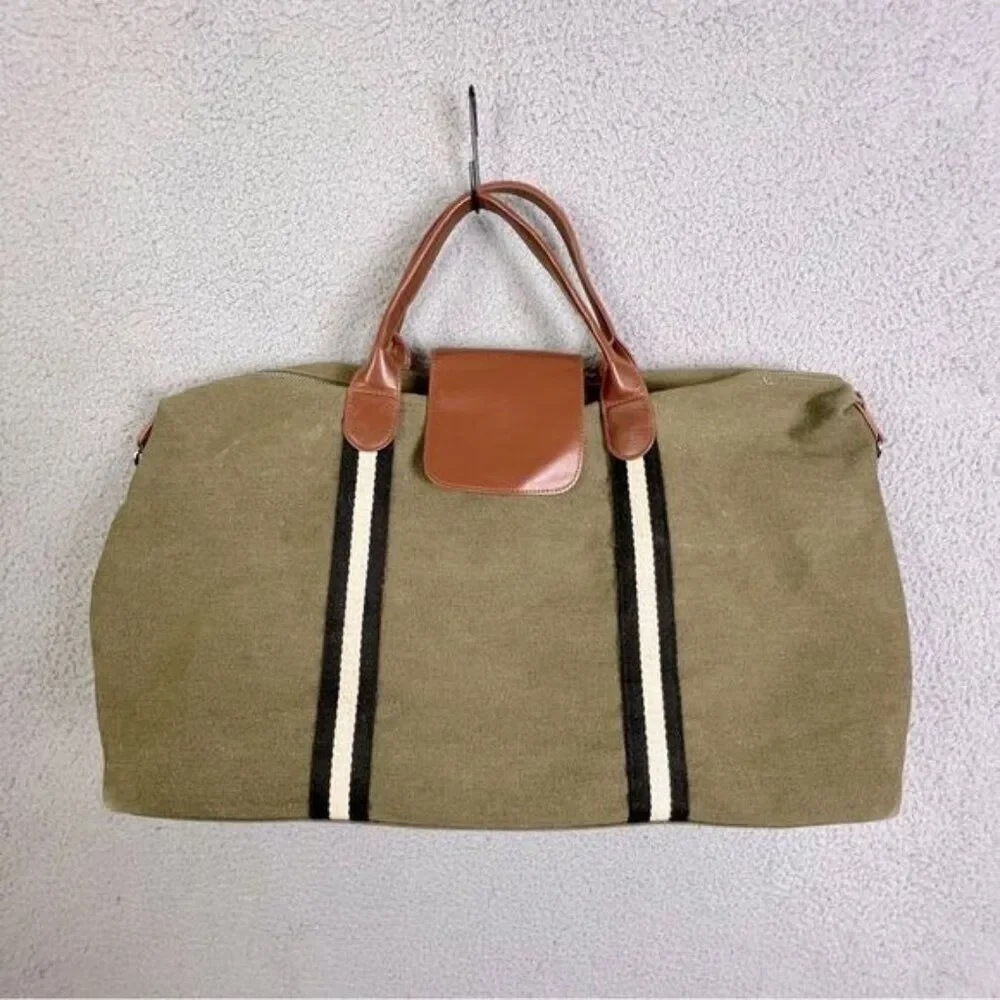 BROUK & CO.  MENS TRAVEL BAG GREEN